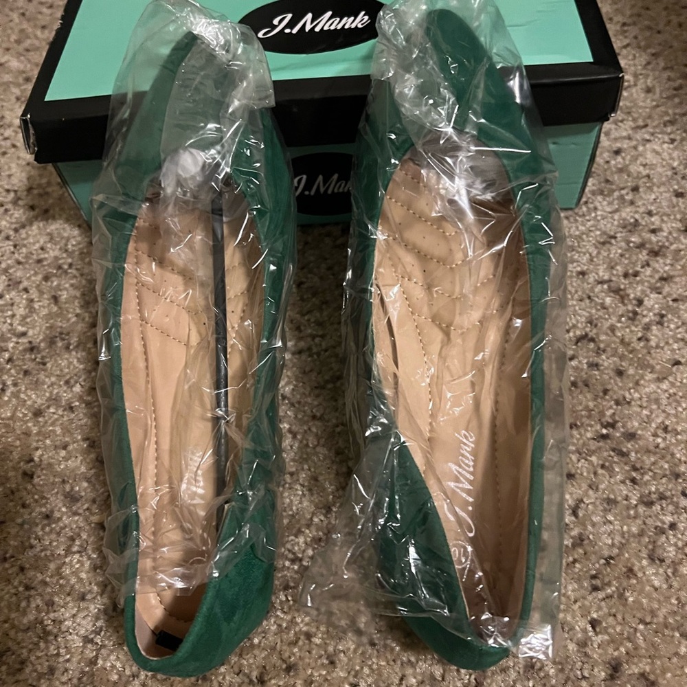 J.Mank Green , Pointed Toe Dress Shoes Womens Size 10